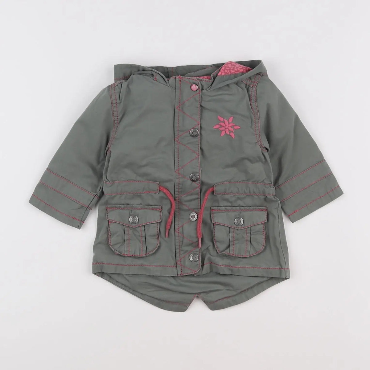 Vertbaudet - veste vert - 6 mois