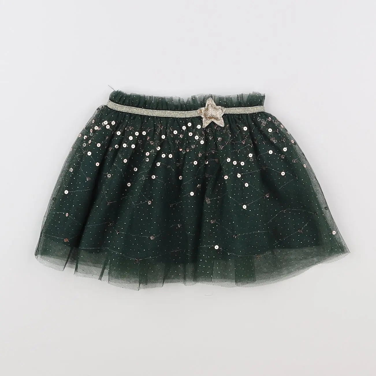Vertbaudet - jupe vert - 2 ans