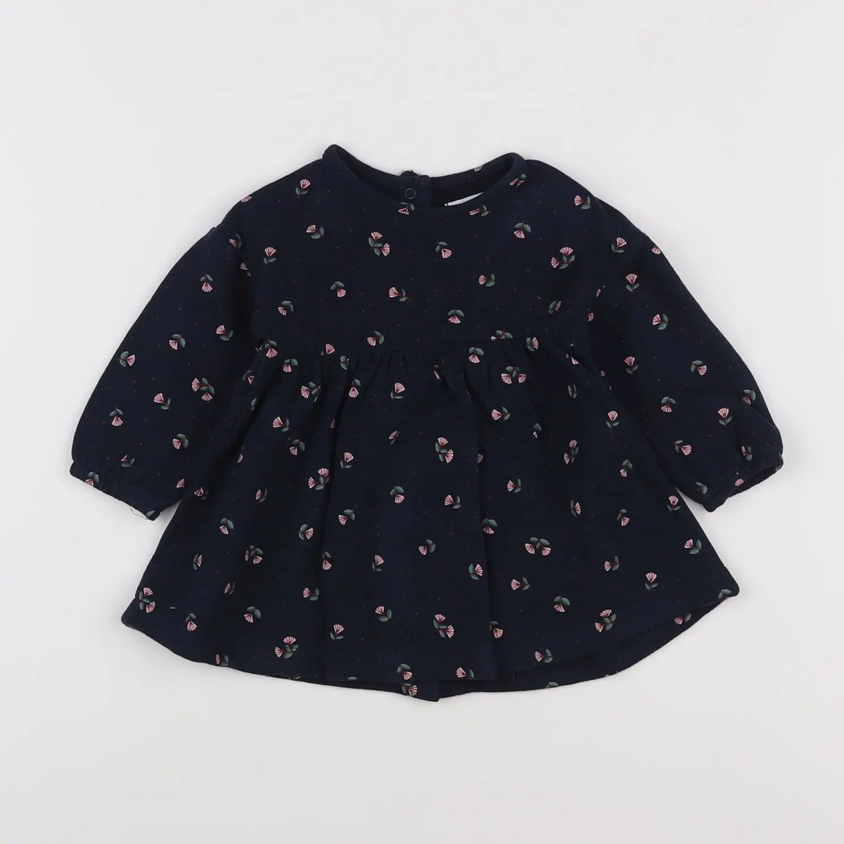 Vertbaudet - robe bleu - 9 mois
