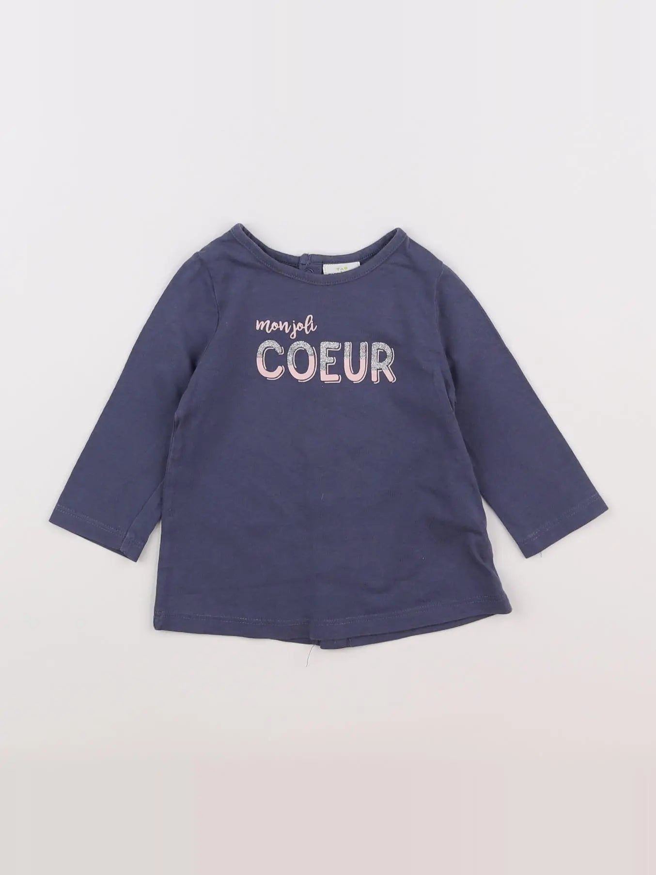 Tape à l'oeil - tee-shirt bleu - 9 mois