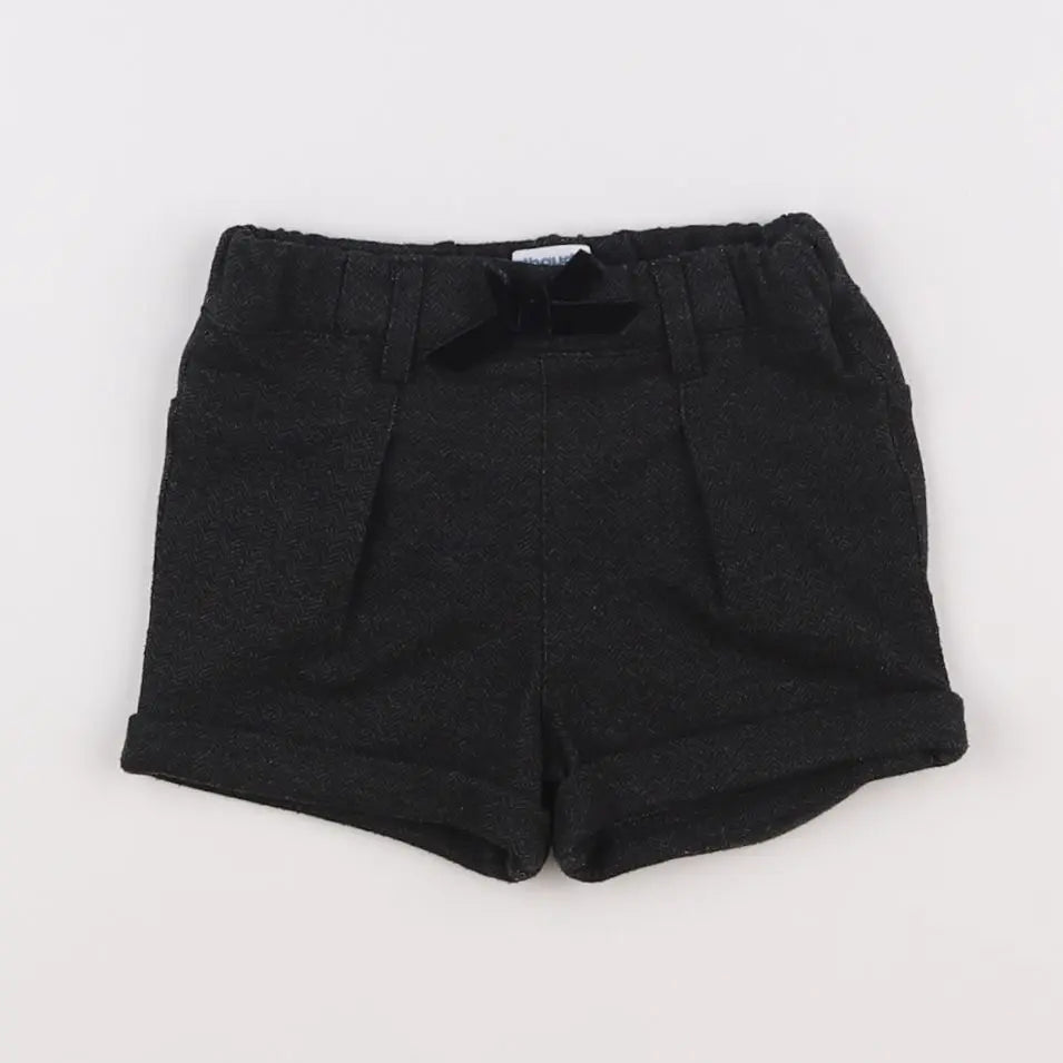 Vertbaudet - short gris - 12 mois