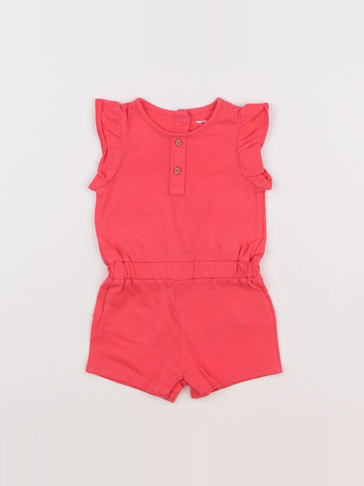 Vertbaudet - combinaison rose - 3 mois