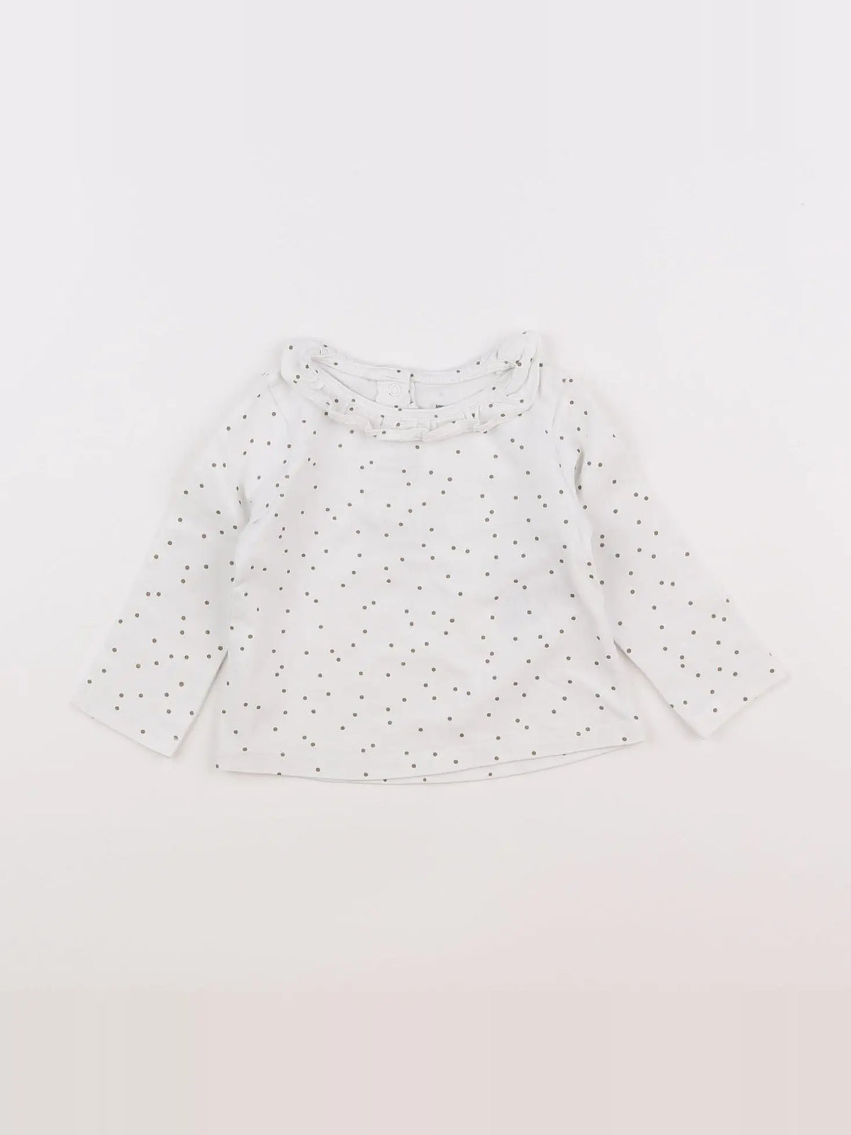 Vertbaudet - tee-shirt blanc - 12 mois