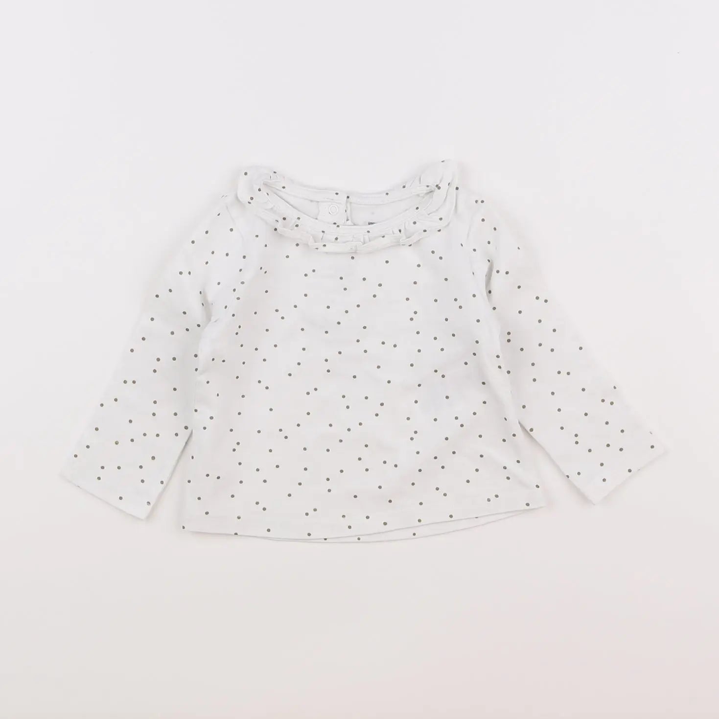 Vertbaudet - tee-shirt blanc - 12 mois