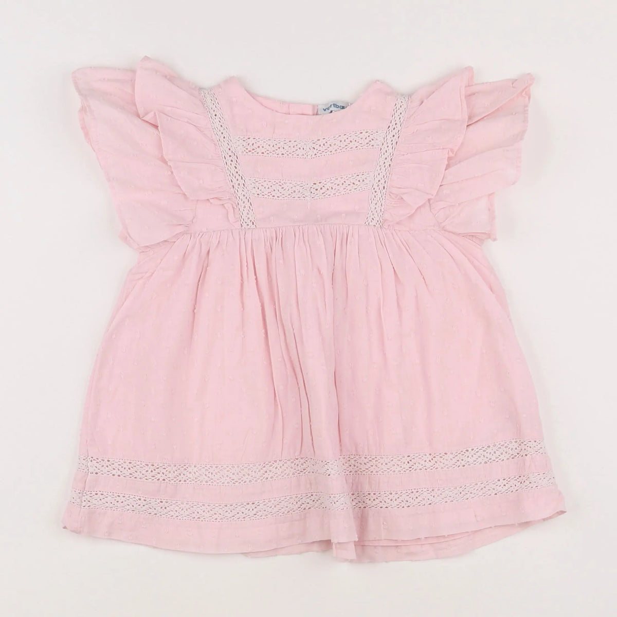 Vertbaudet - robe rose - 18 mois