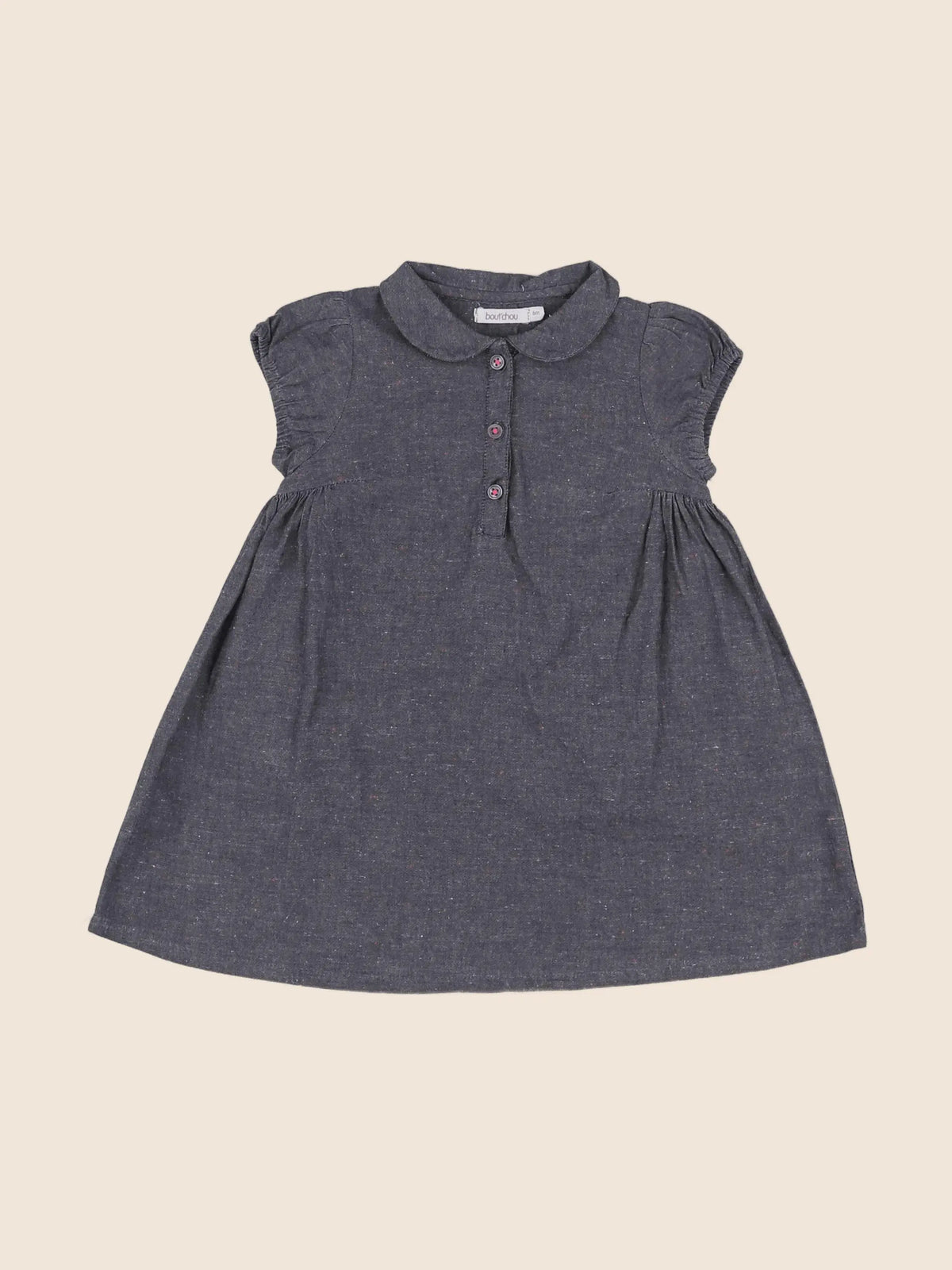 Boutchou - robe gris - 6 mois