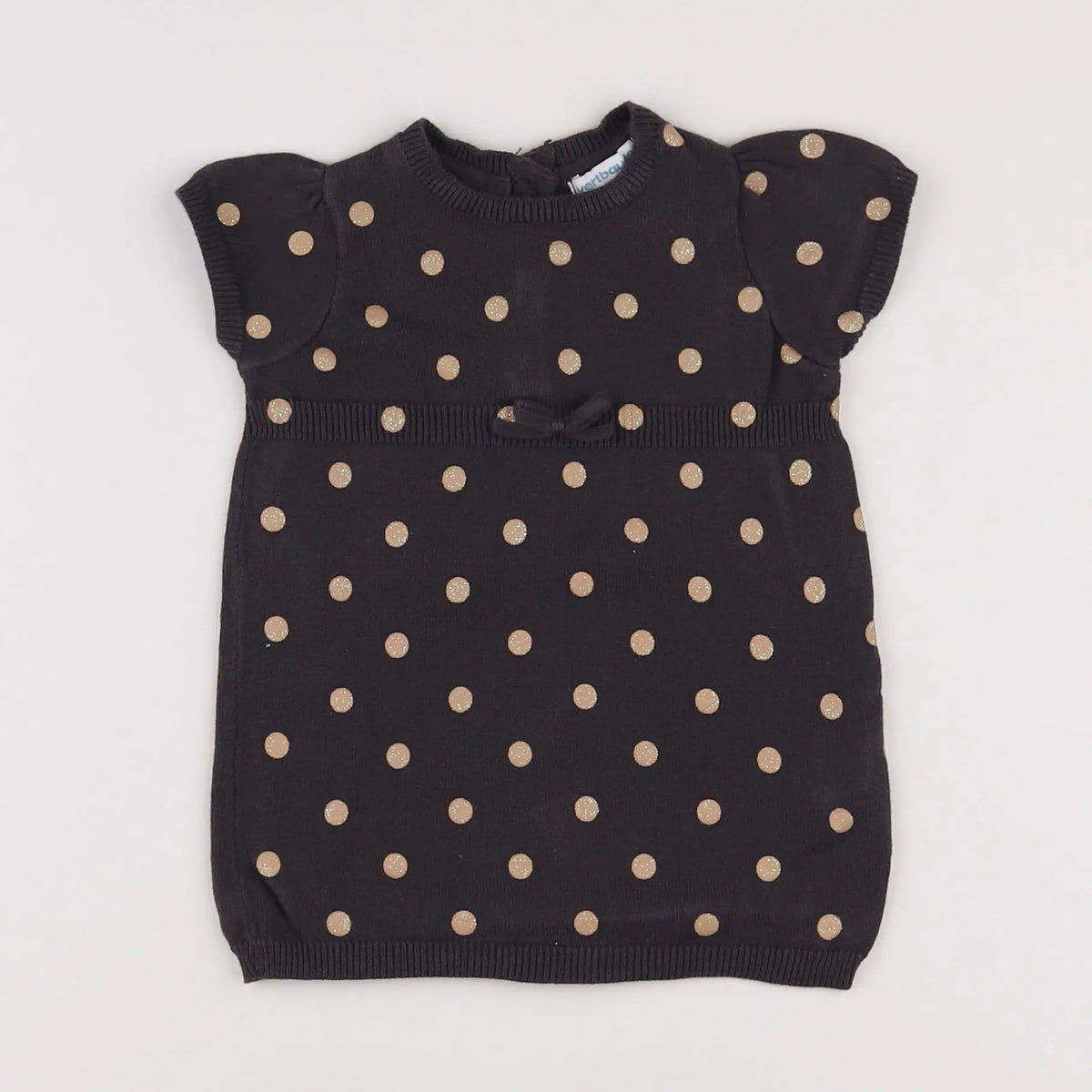 Vertbaudet - robe gris - 6 mois