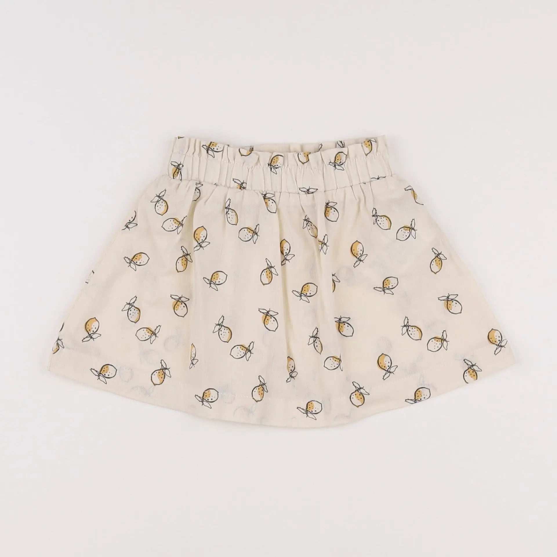 Vertbaudet - jupe beige - 18 mois