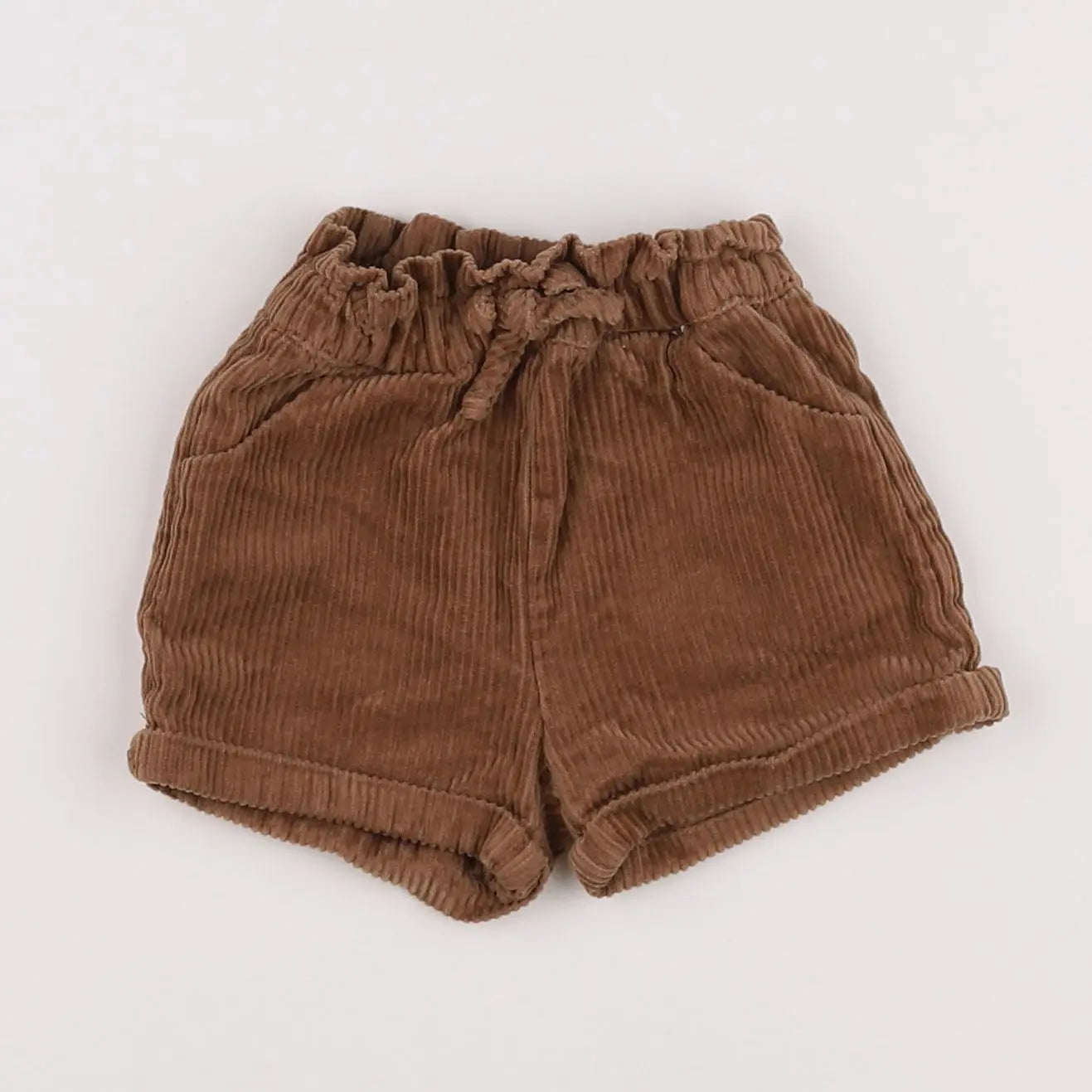 Vertbaudet - short marron - 3 mois