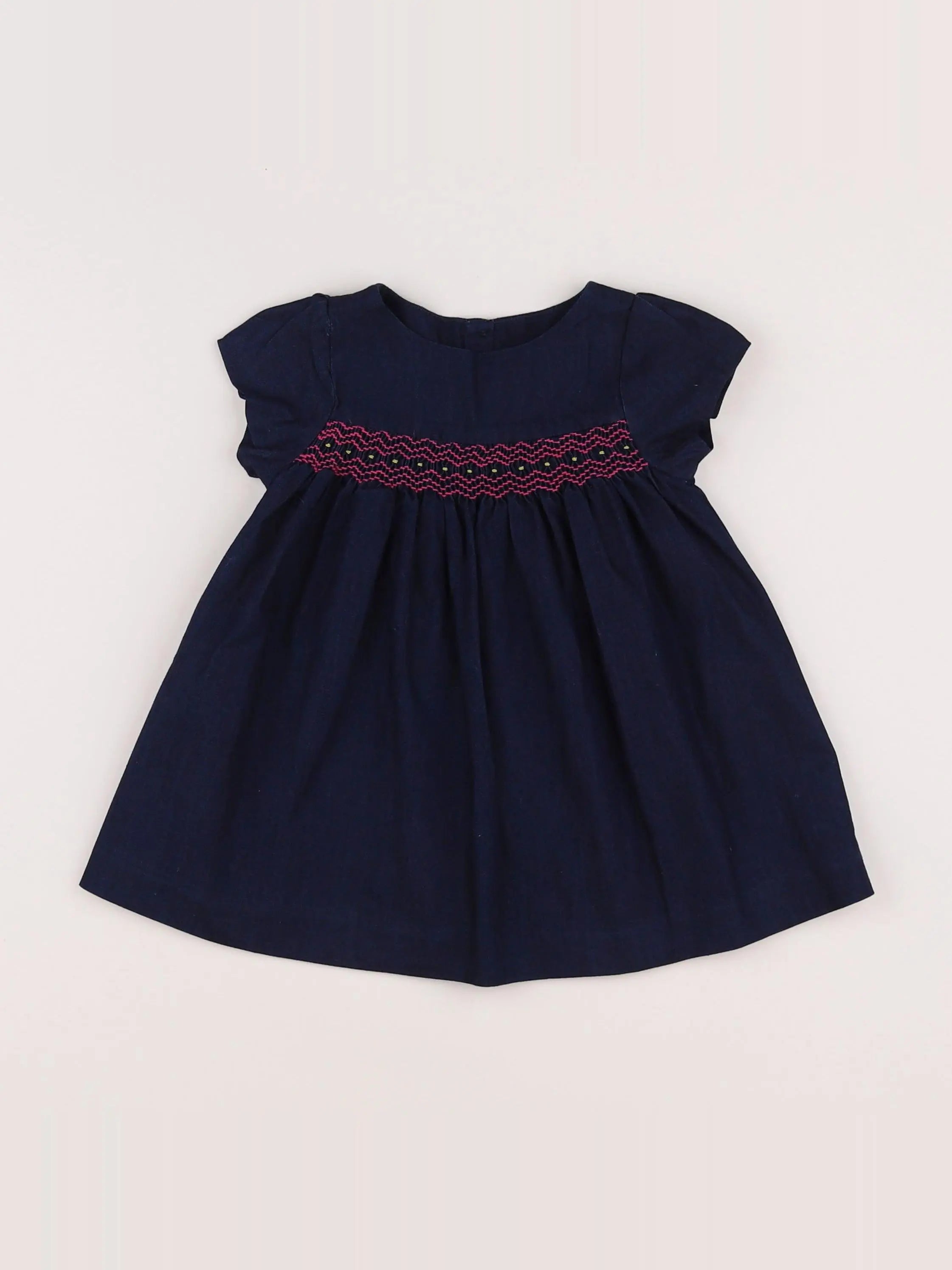 Jacadi - robe bleu - 12 mois