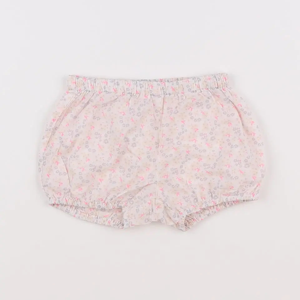 Vertbaudet - bloomer multicolore - 9 mois