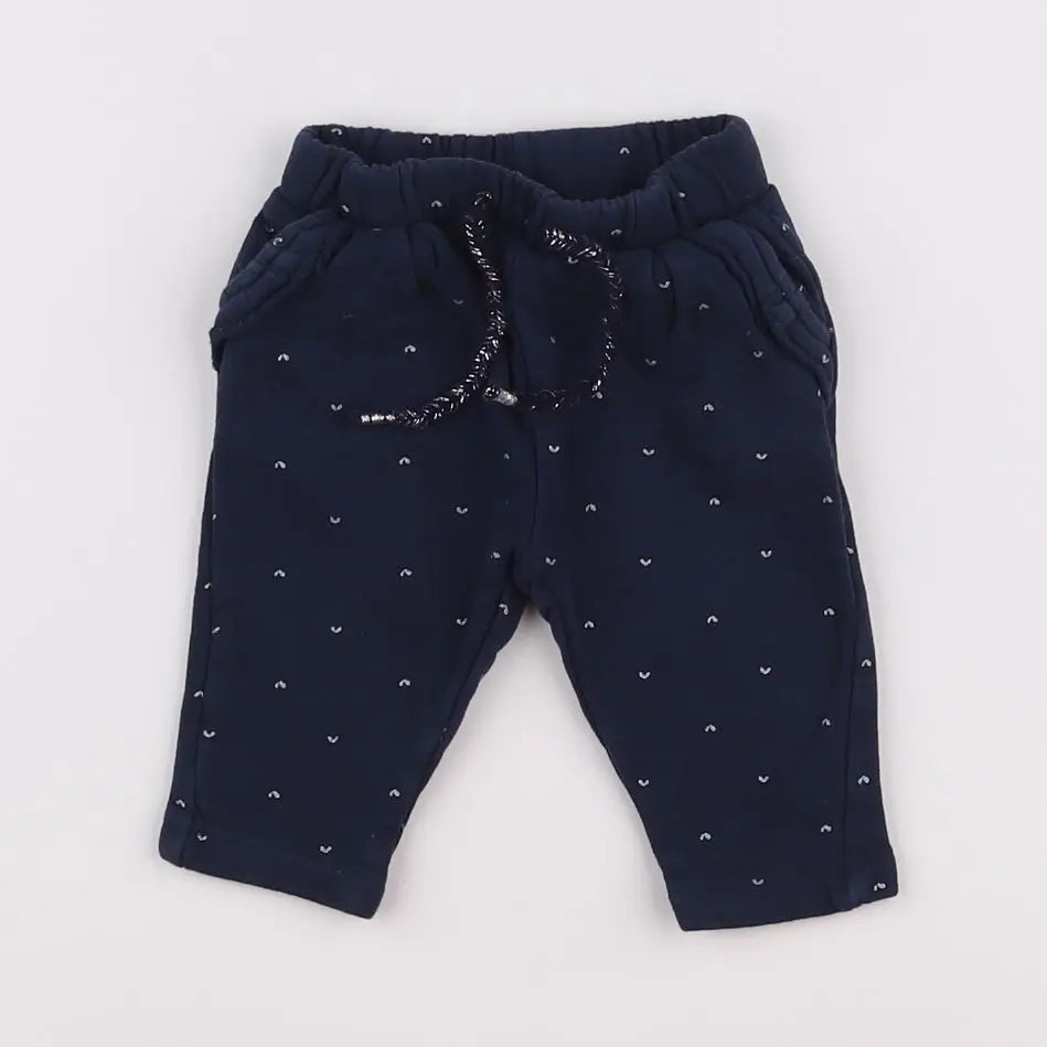 Vertbaudet - jogging bleu - 3 mois