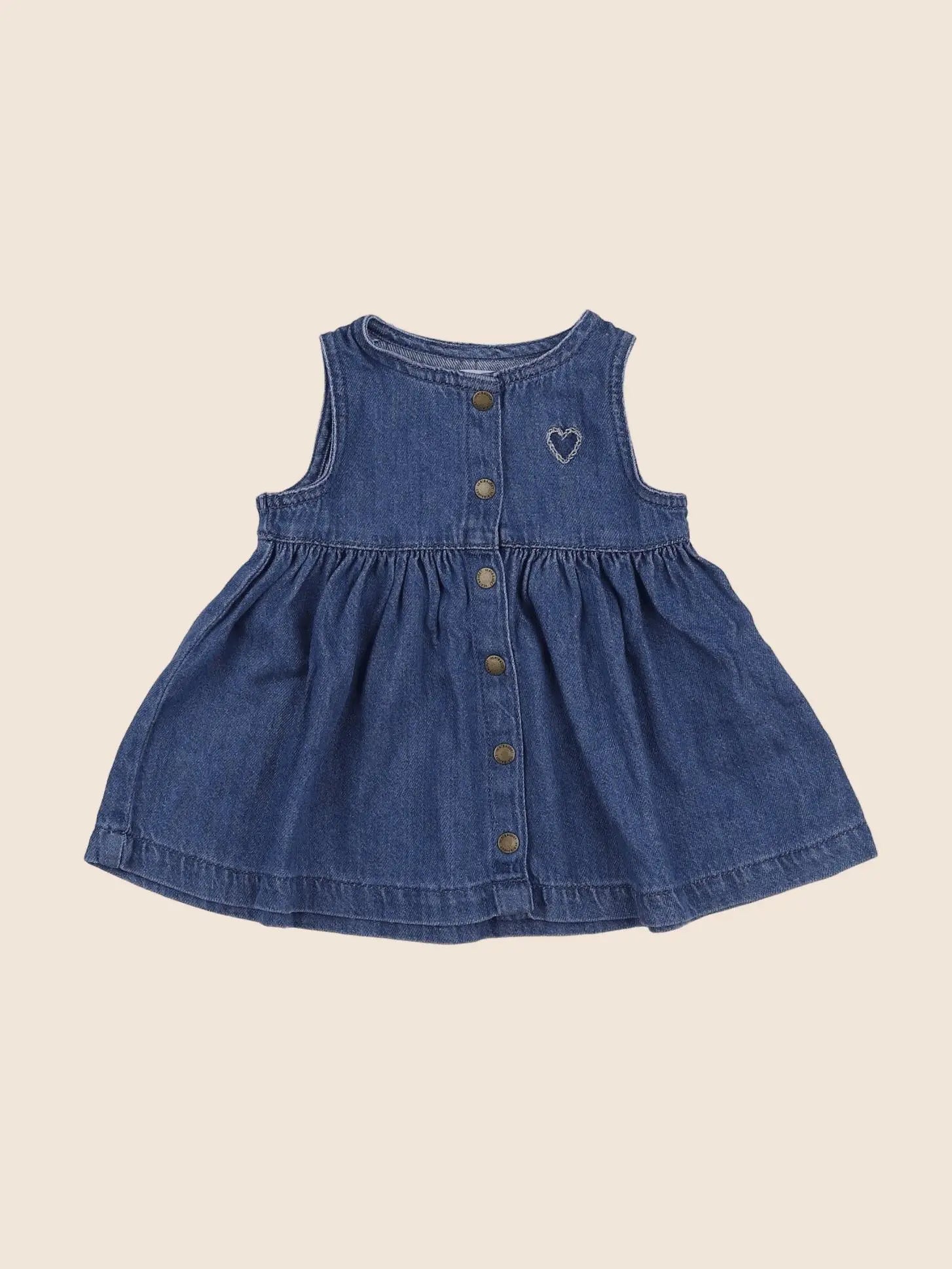 Vertbaudet - robe bleu - 6 mois