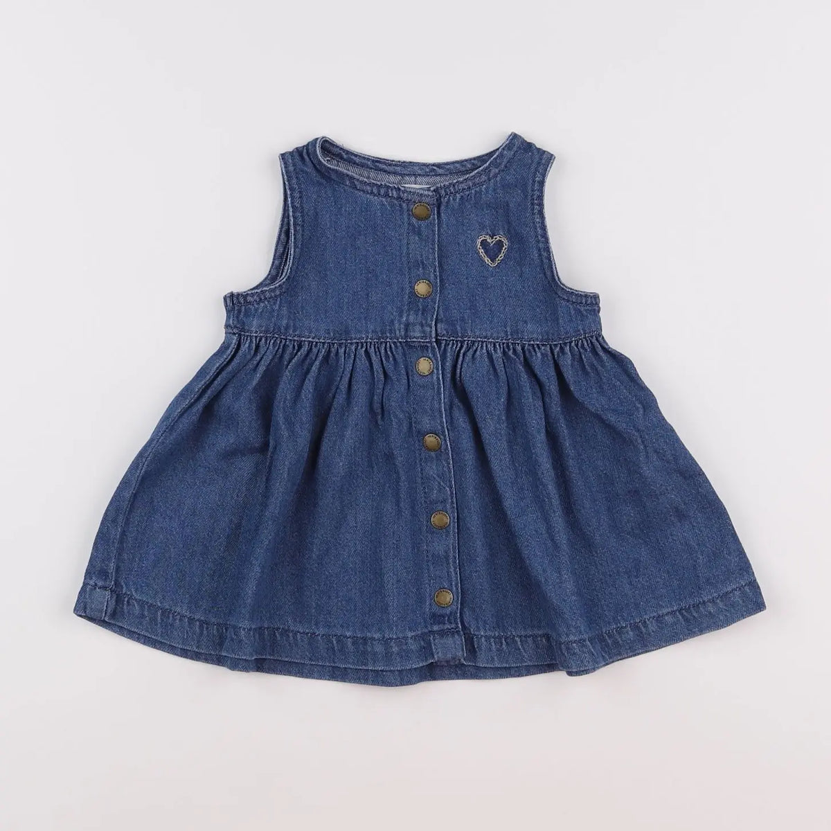 Vertbaudet - robe bleu - 6 mois