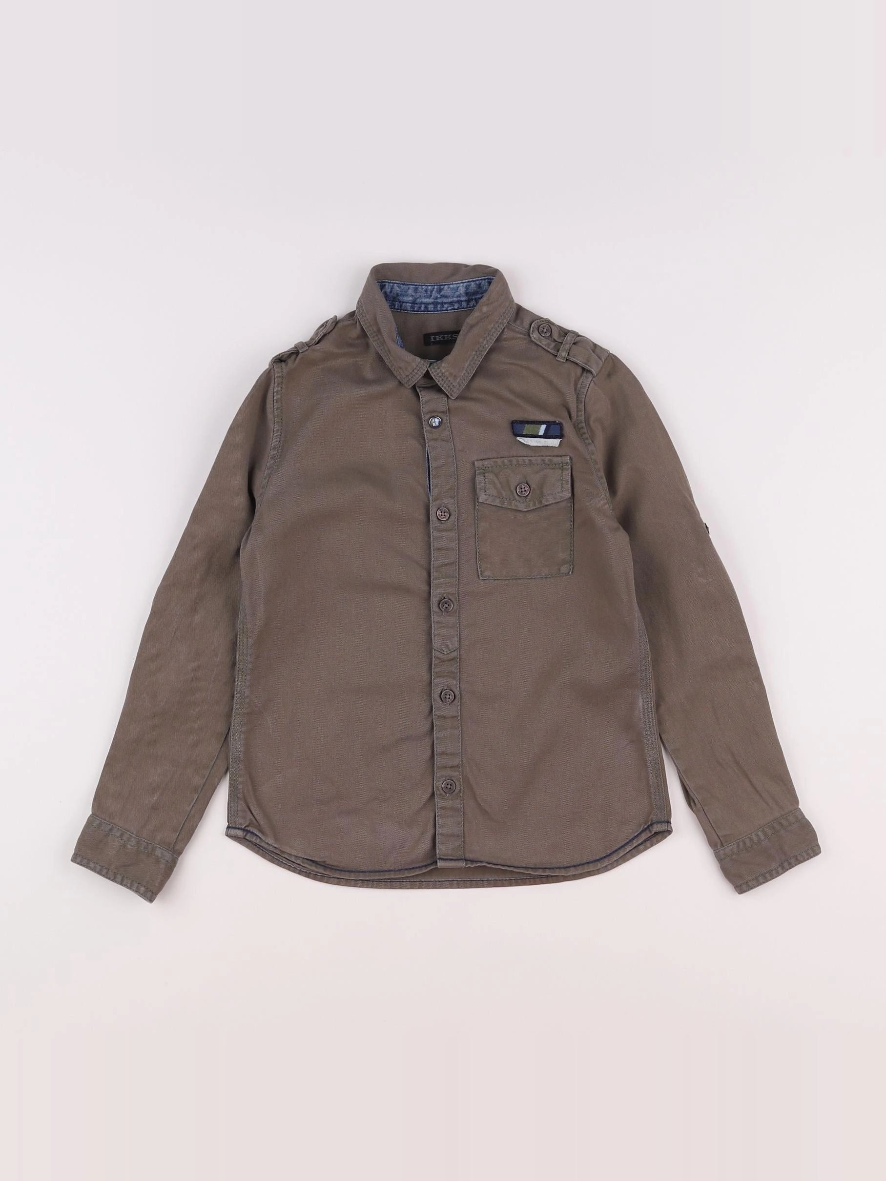 IKKS - chemise imprimé au dos vert - 6 ans