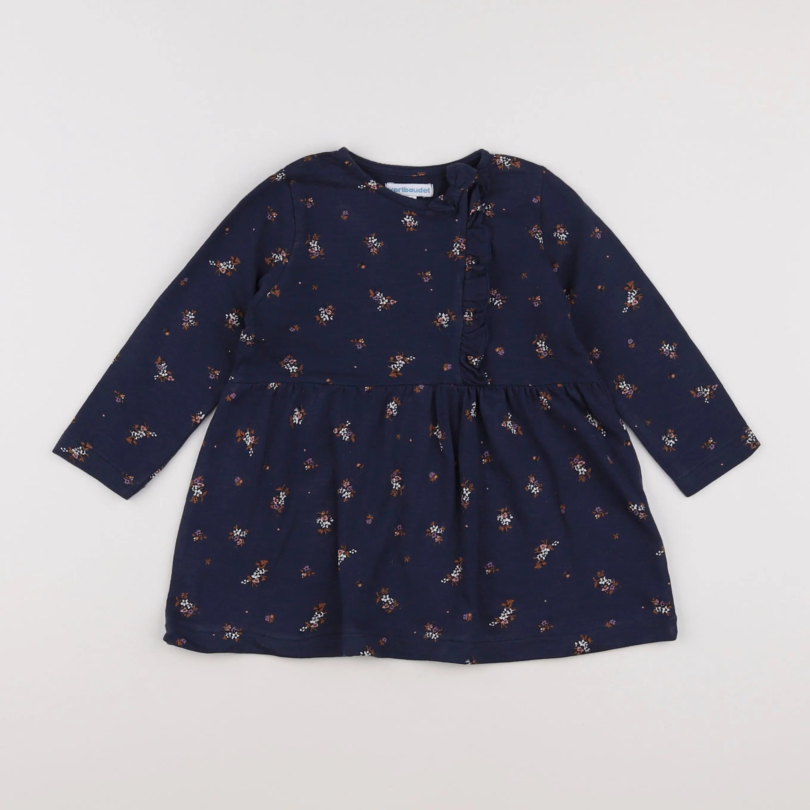 Vertbaudet - robe bleu - 2 ans