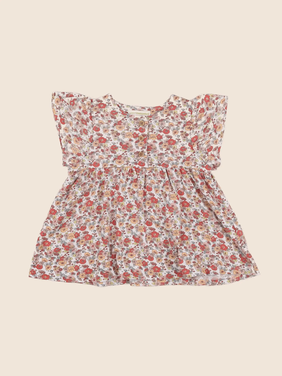 Vertbaudet - robe rose - 6 mois