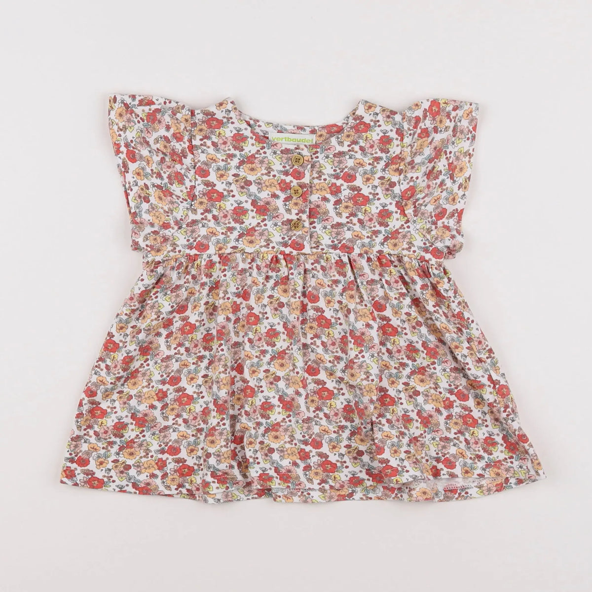 Vertbaudet - robe rose - 6 mois