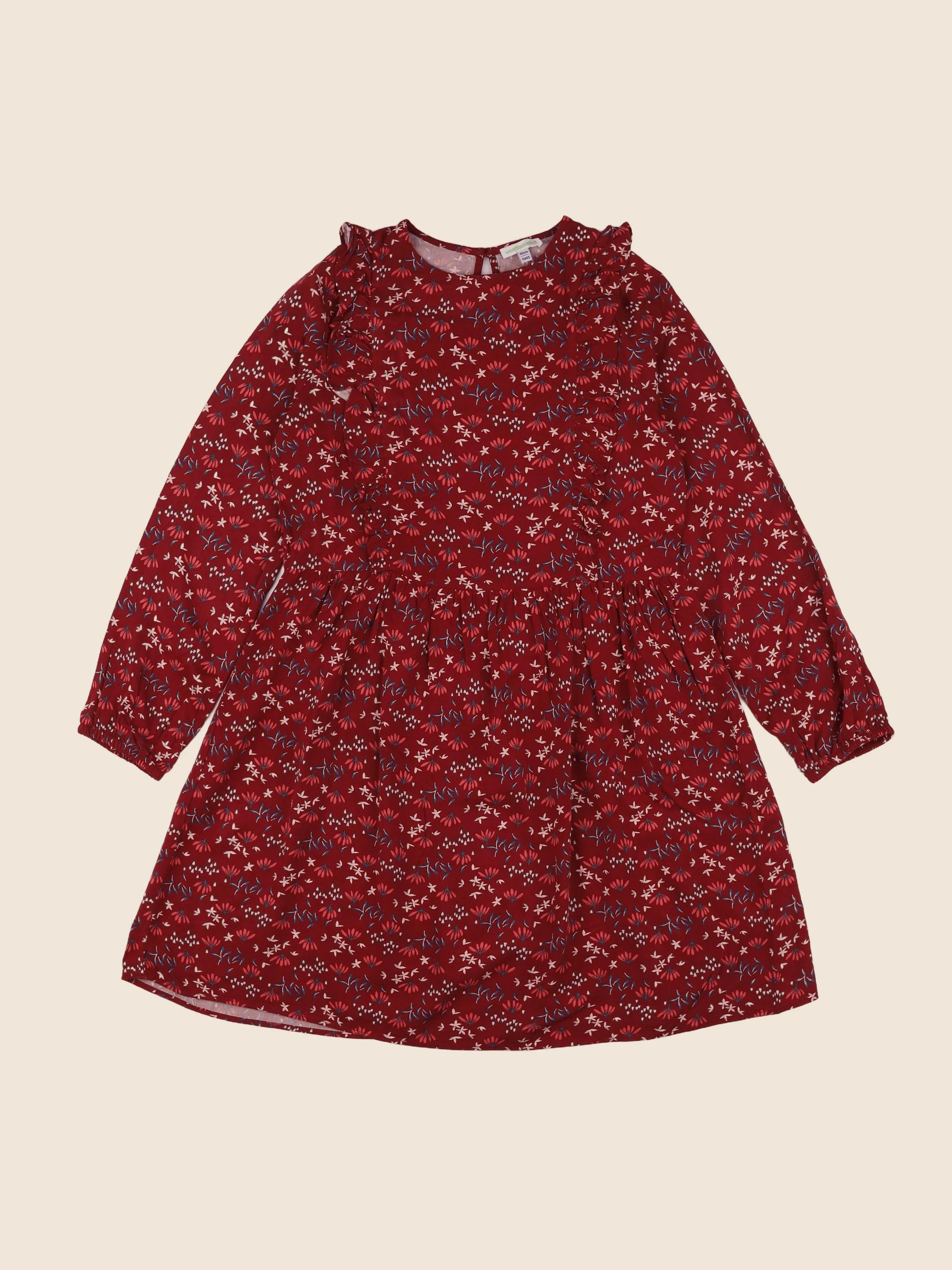 Vertbaudet - robe rouge - 12 ans