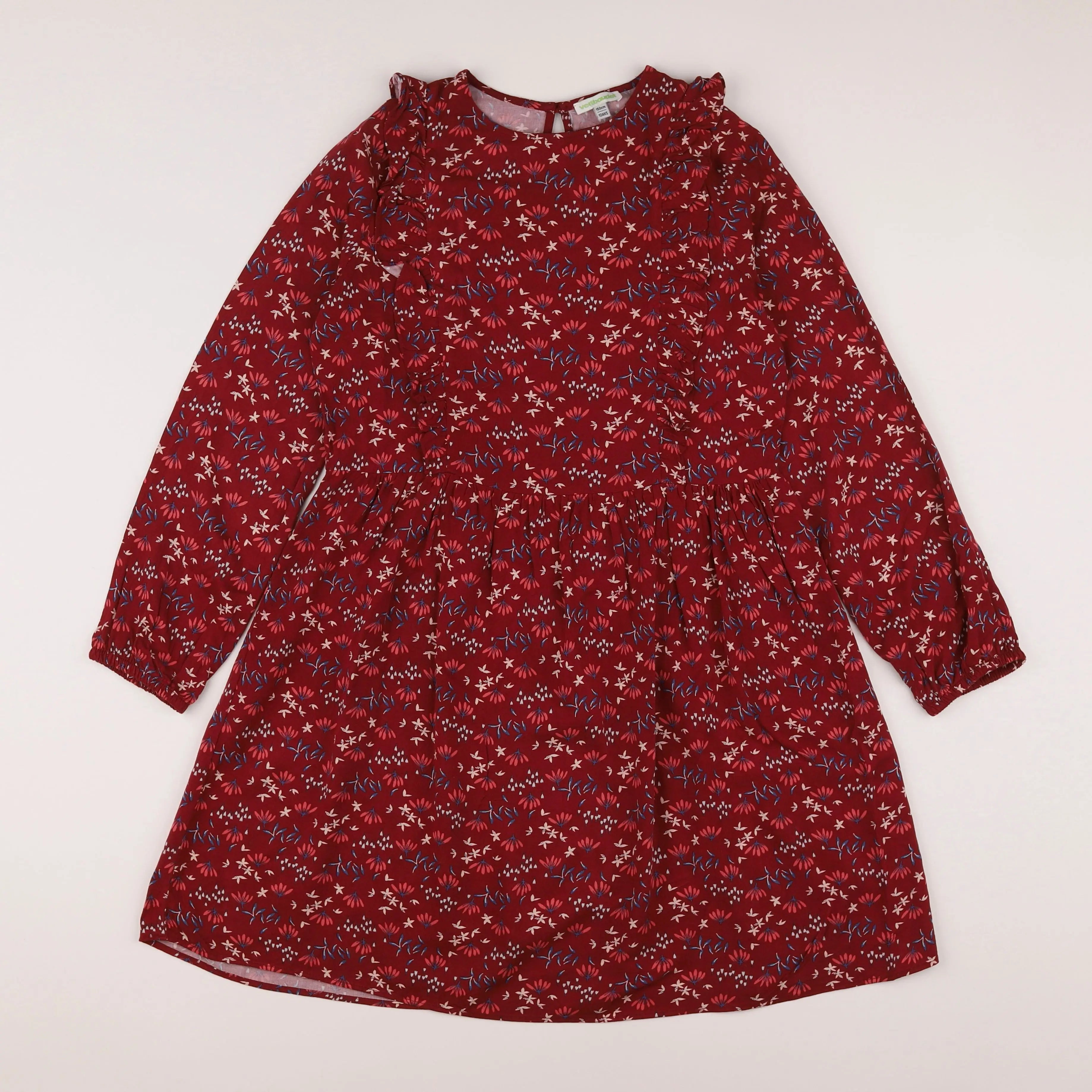 Vertbaudet - robe rouge - 12 ans