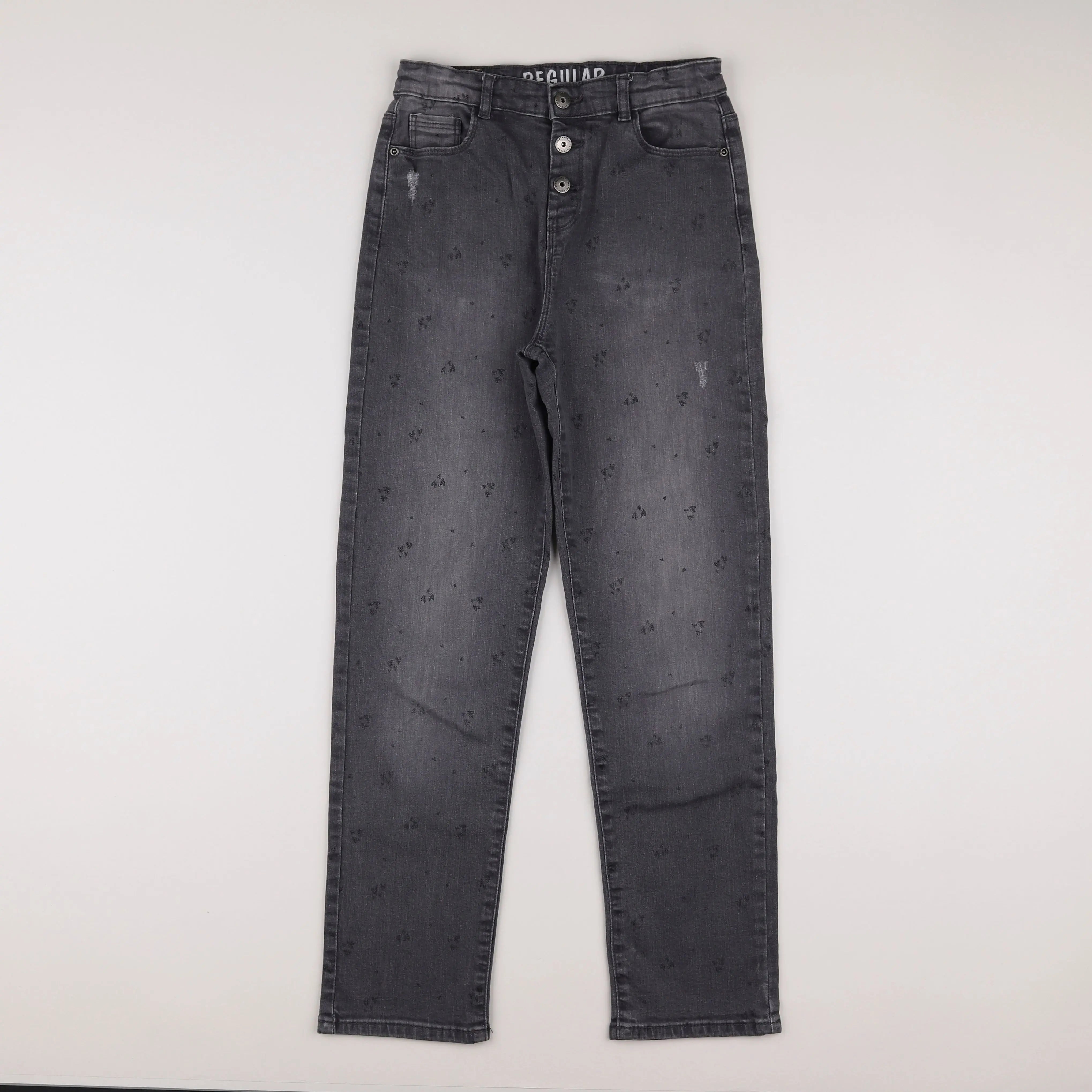 Vertbaudet - jean gris - 12 ans