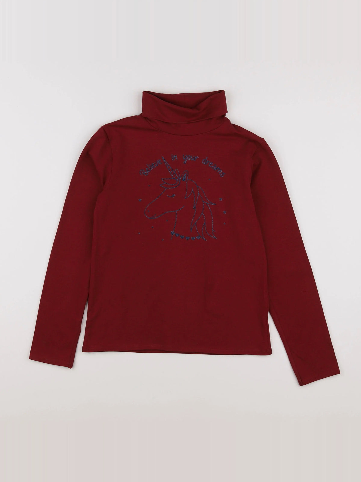 Vertbaudet - sous-pull rouge - 10 ans