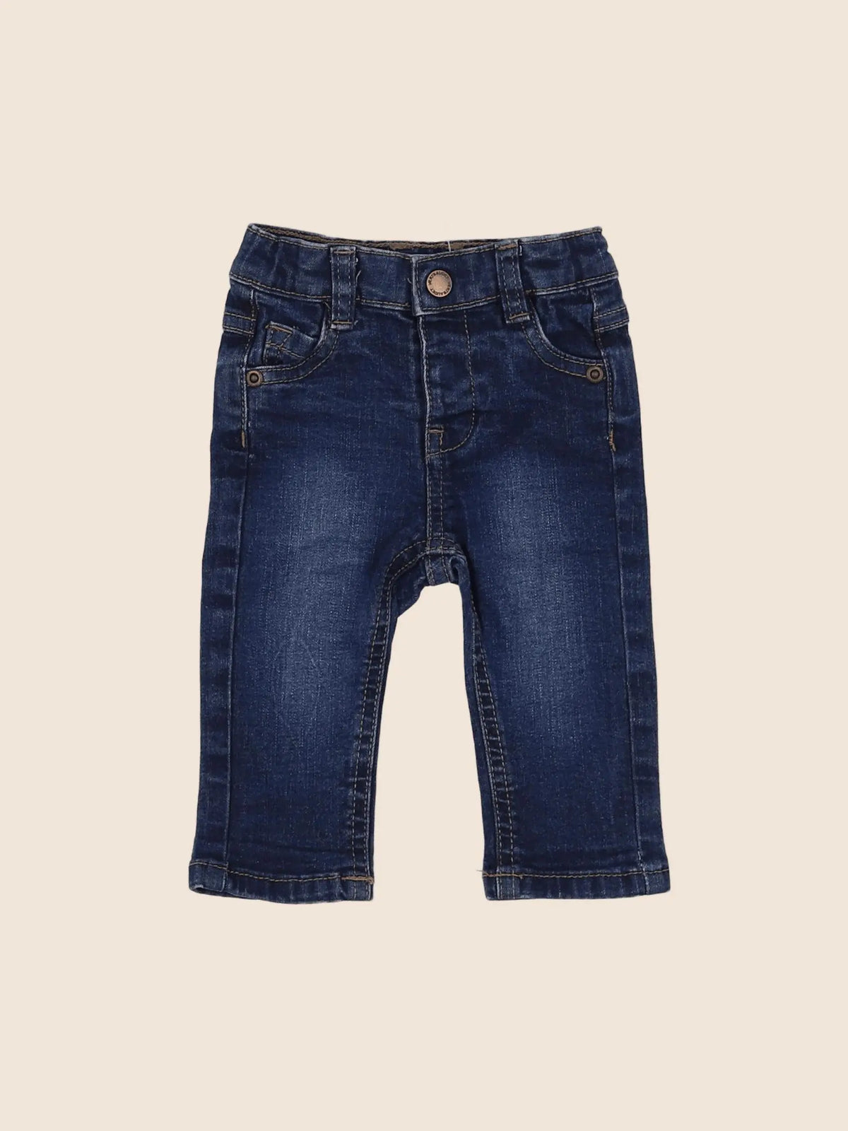 Vertbaudet - jean bleu - 3 mois
