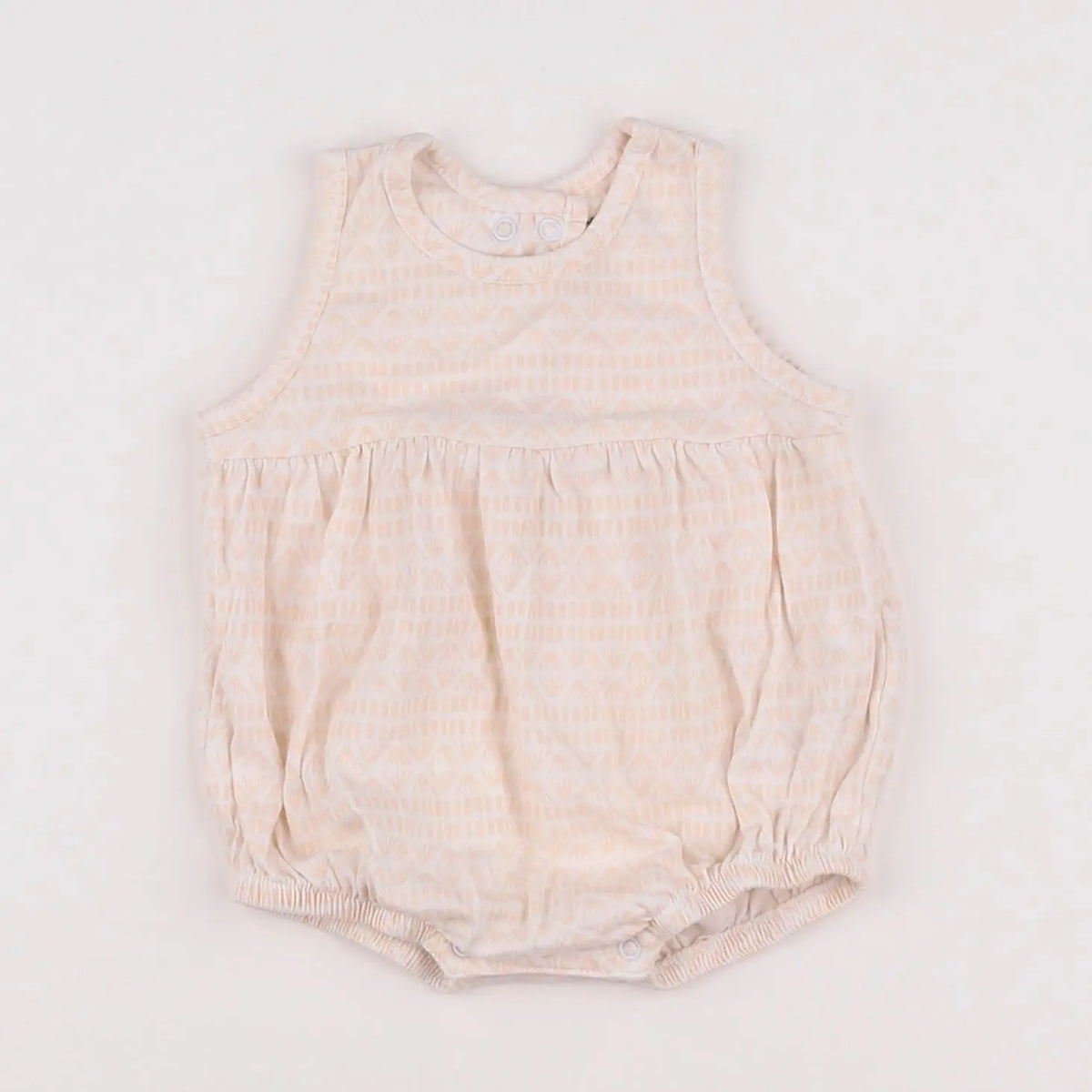 Vertbaudet - combinaison rose, blanc - 3 mois