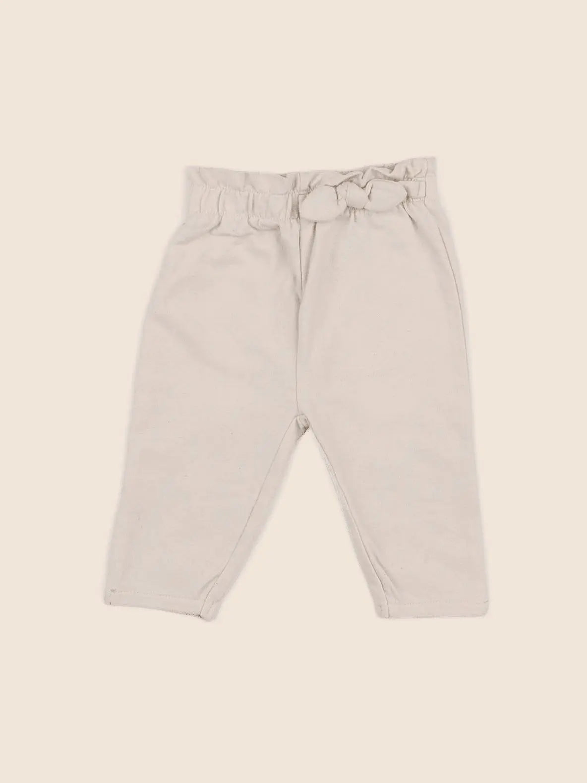 Vertbaudet - pantalon beige - 6 mois