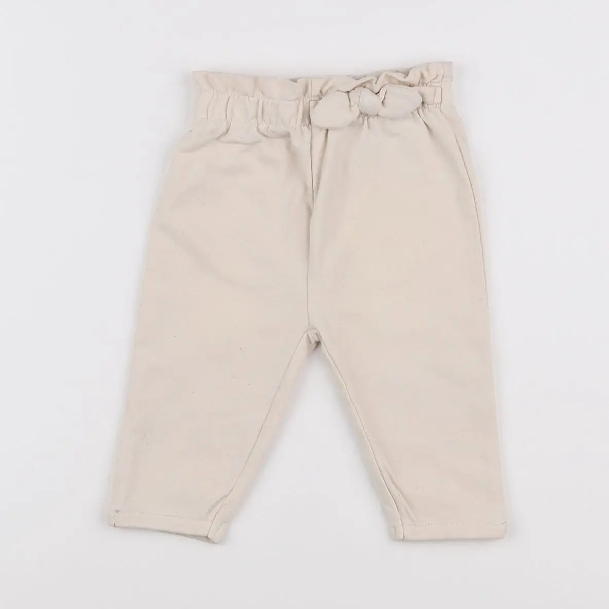 Vertbaudet - pantalon beige - 6 mois
