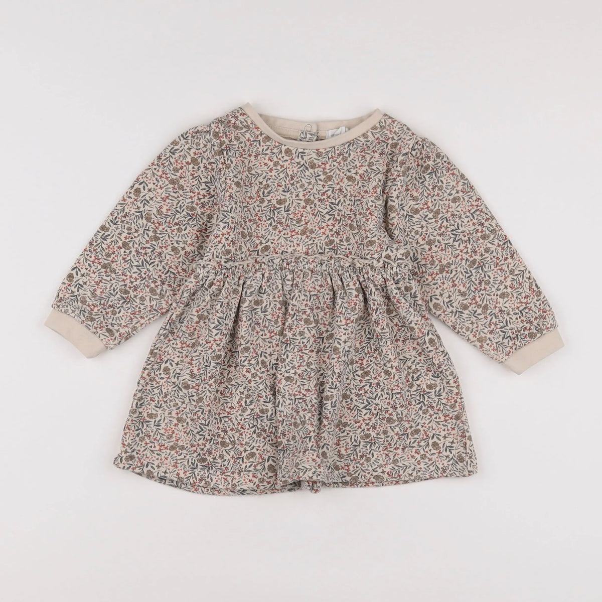 Vertbaudet - robe multicolore - 18 mois