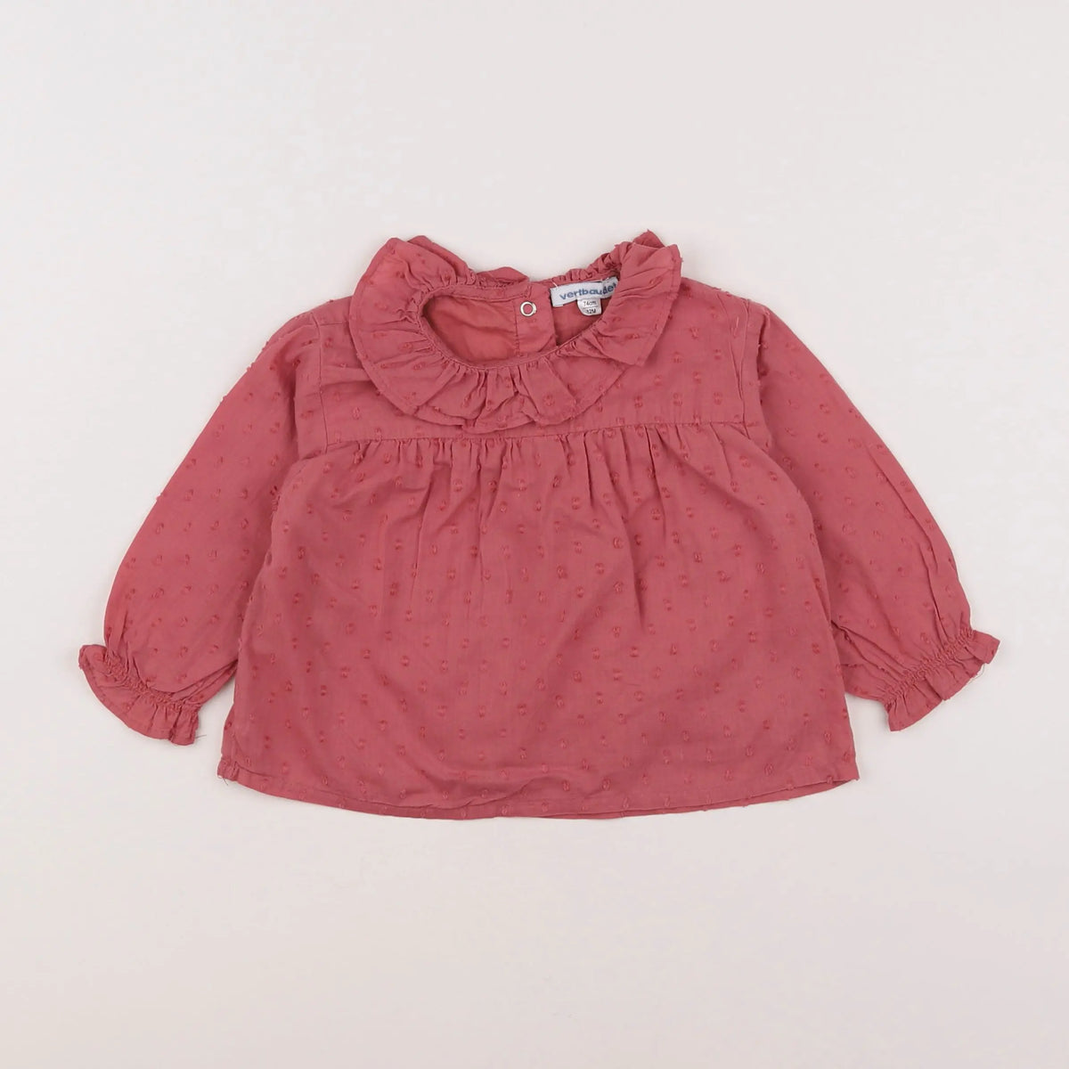 Vertbaudet - blouse rose - 12 mois