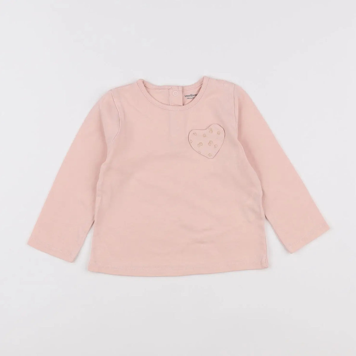 Vertbaudet - tee-shirt rose - 18 mois