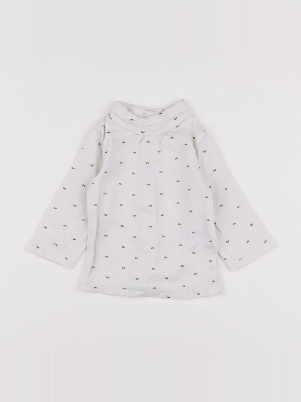 Vertbaudet - sous-pull blanc - 6 mois