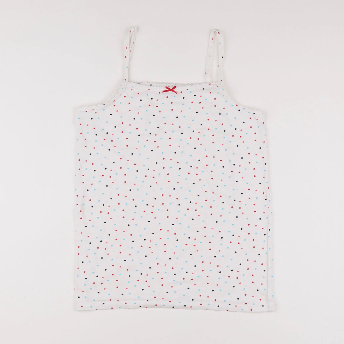 Vertbaudet - maillot de corps blanc, rose - 12 ans