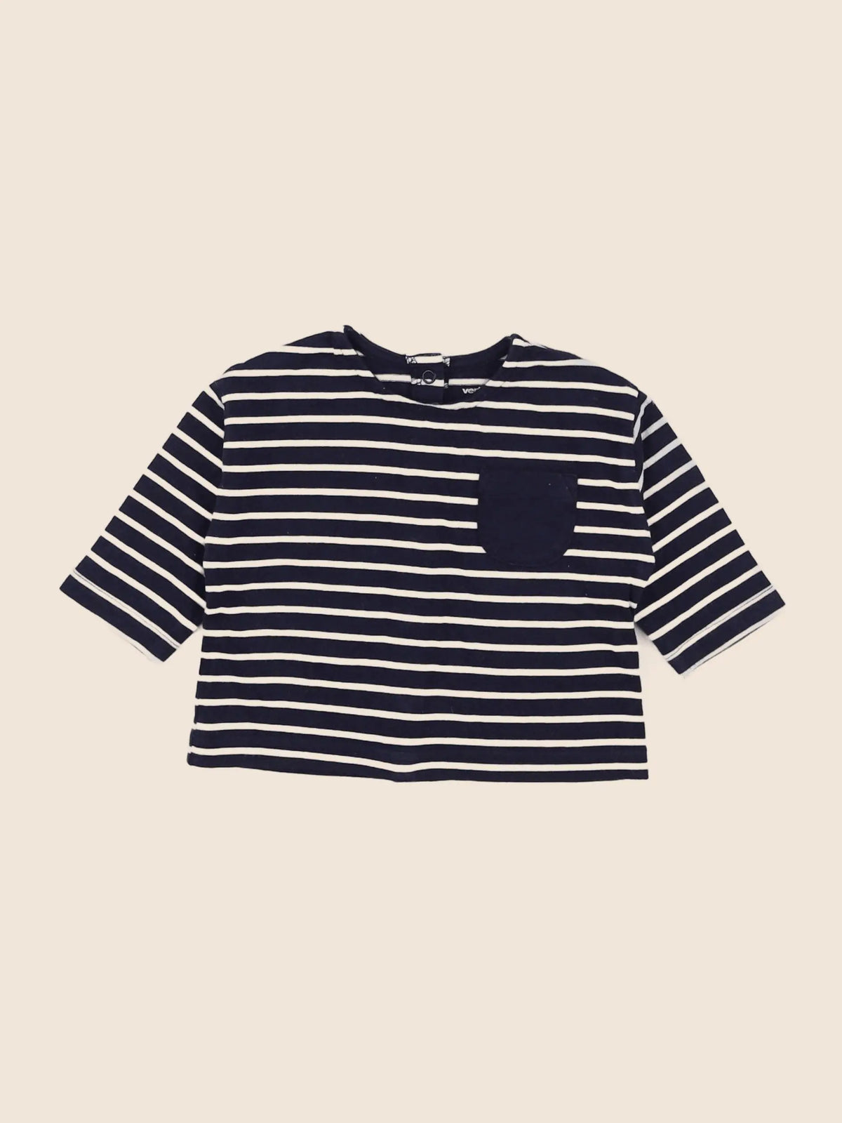 Vertbaudet - tee-shirt bleu - 3 mois