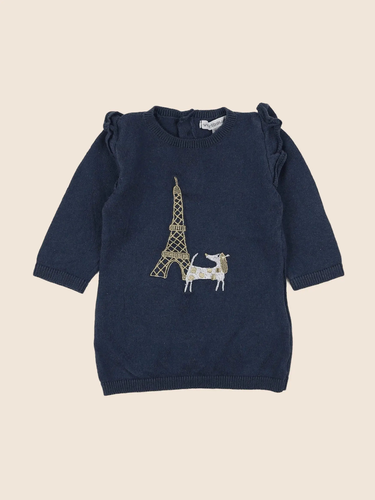 Vertbaudet - robe bleu - 3 mois