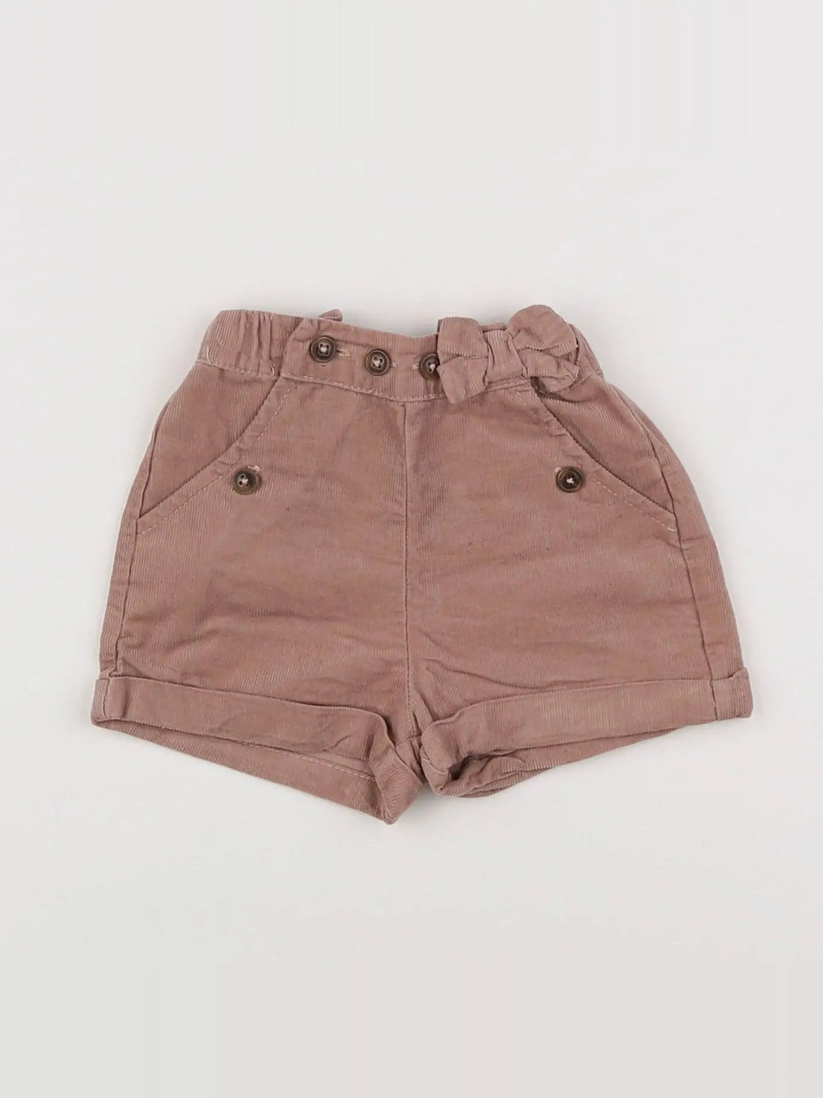 Vertbaudet - short marron - 3 mois
