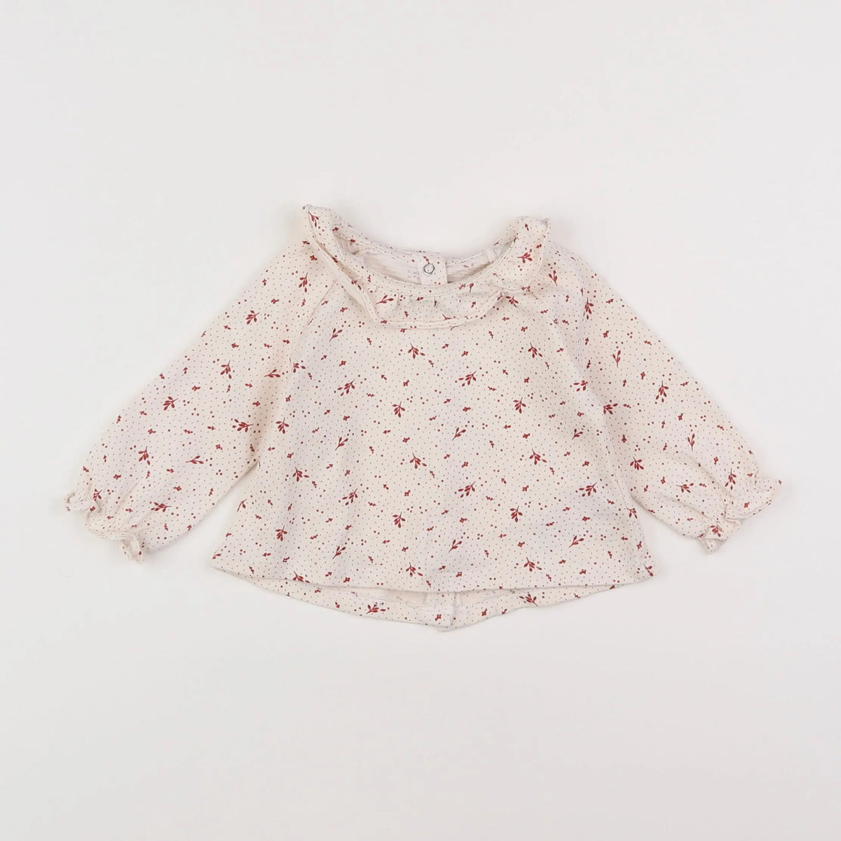 Vertbaudet - blouse beige - 3 mois