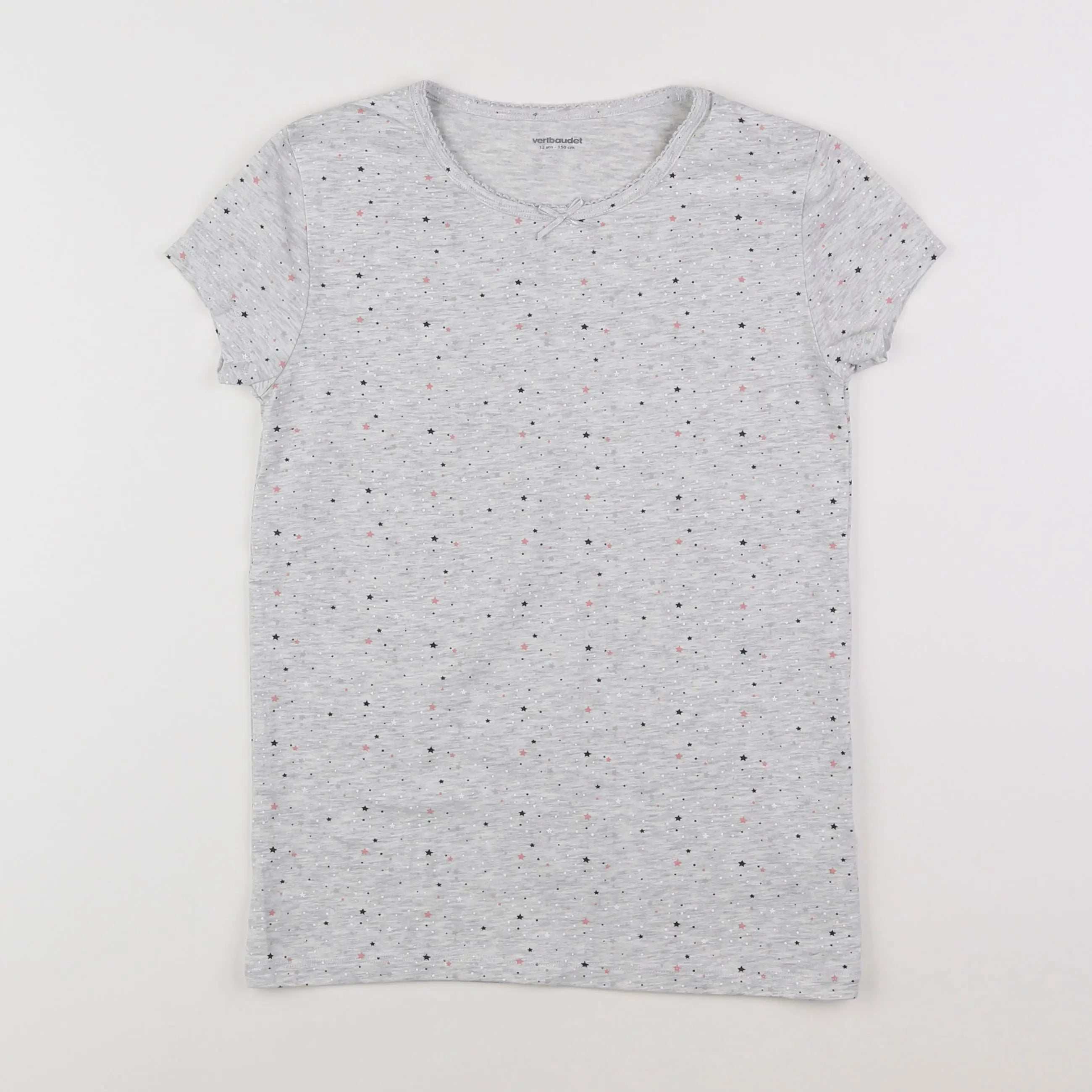 Vertbaudet - maillot de corps gris - 12 ans