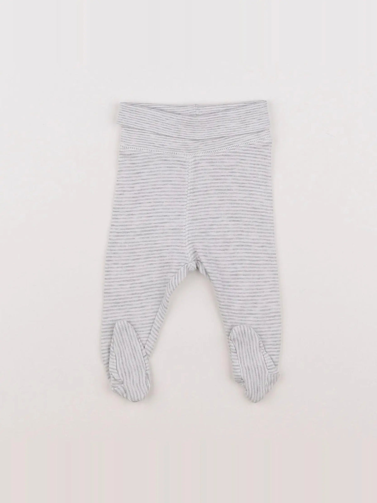 H&M - legging gris - 3 mois