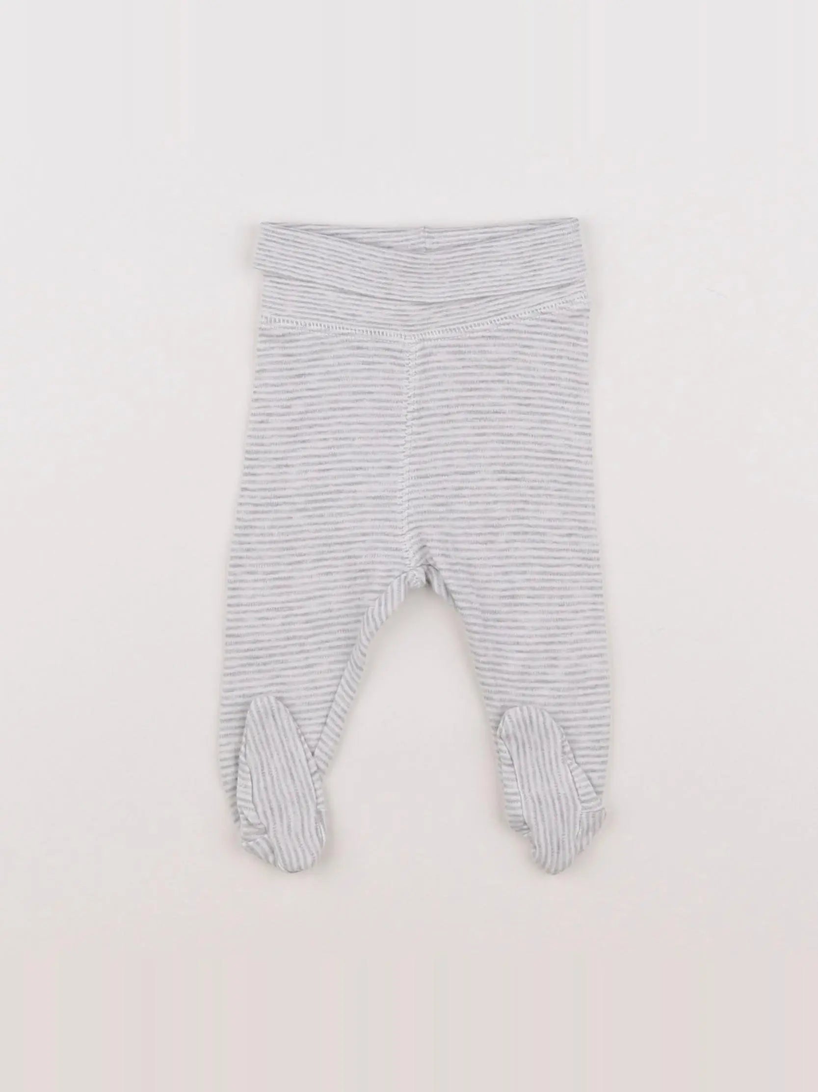 H&M - legging gris - 3 mois
