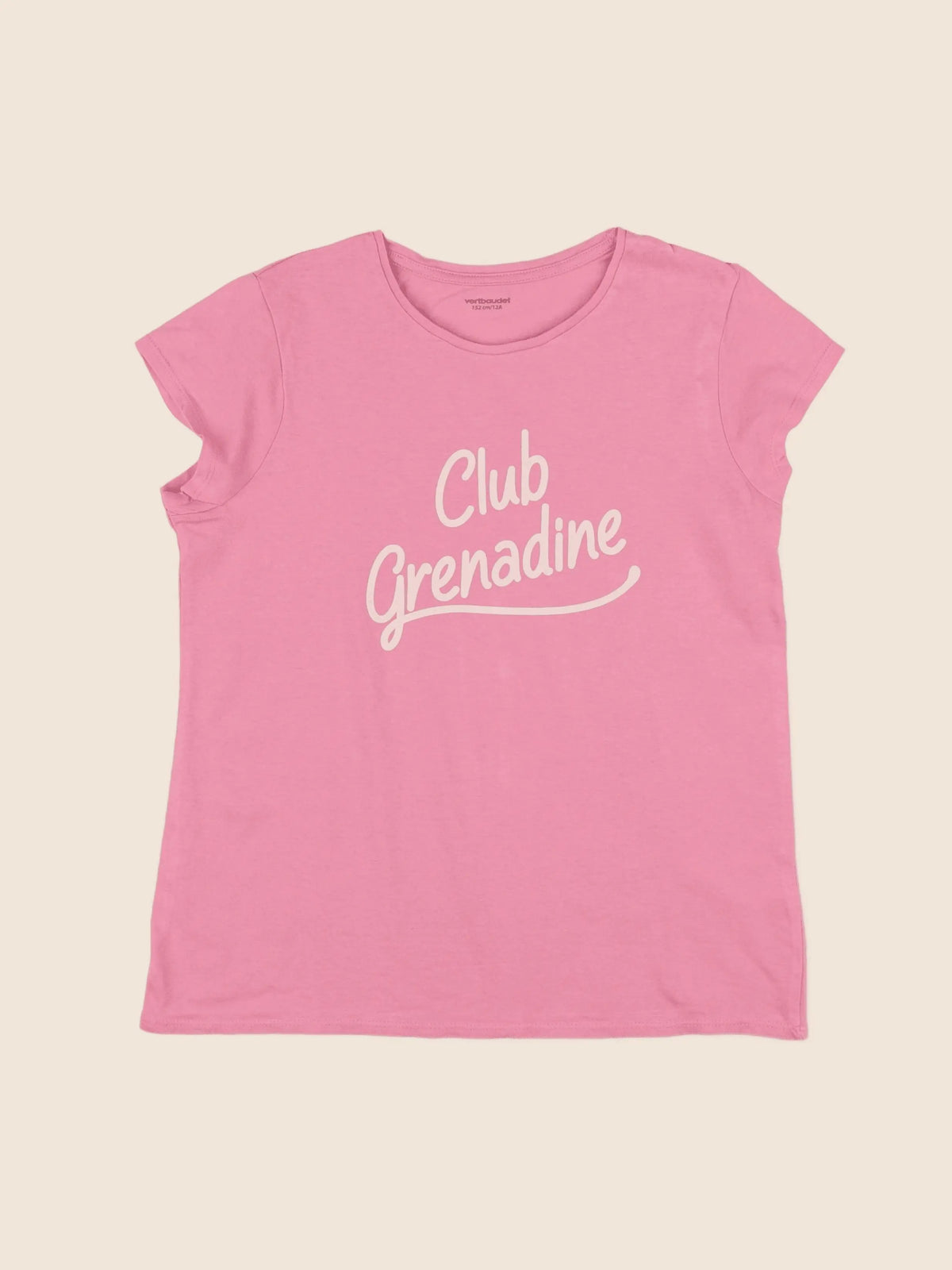 Vertbaudet - tee-shirt rose - 12 ans