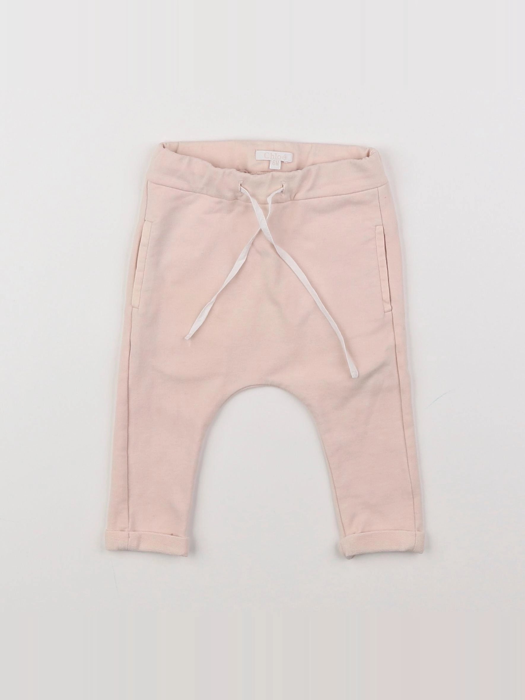 Chloé - jogging rose - 6 mois