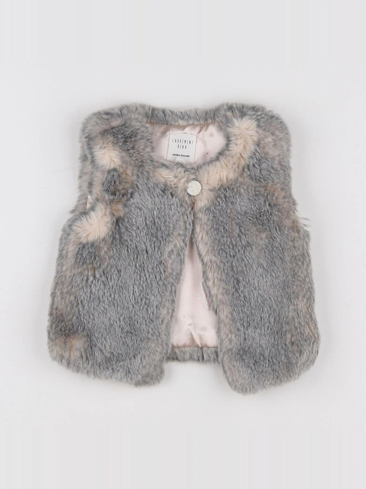 Carrément Beau - gilet gris - 6 mois