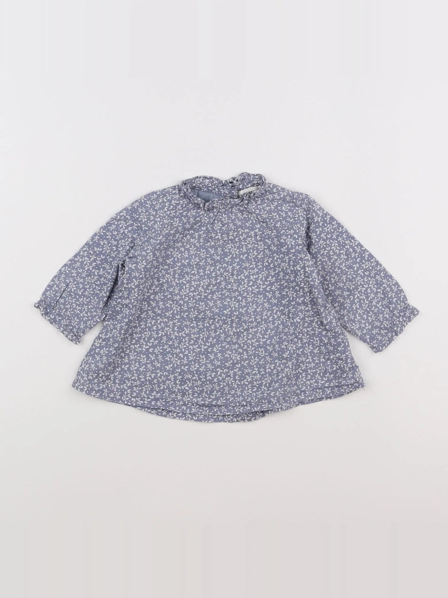 Bouchara - blouse bleu - 6 mois