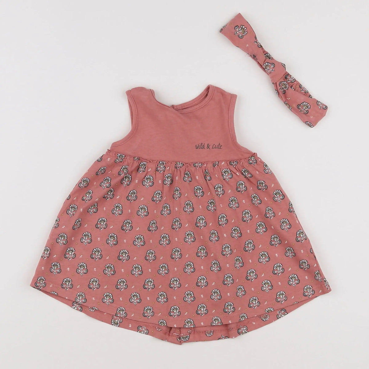 Vertbaudet - ensemble rose, multicolore - 3 mois