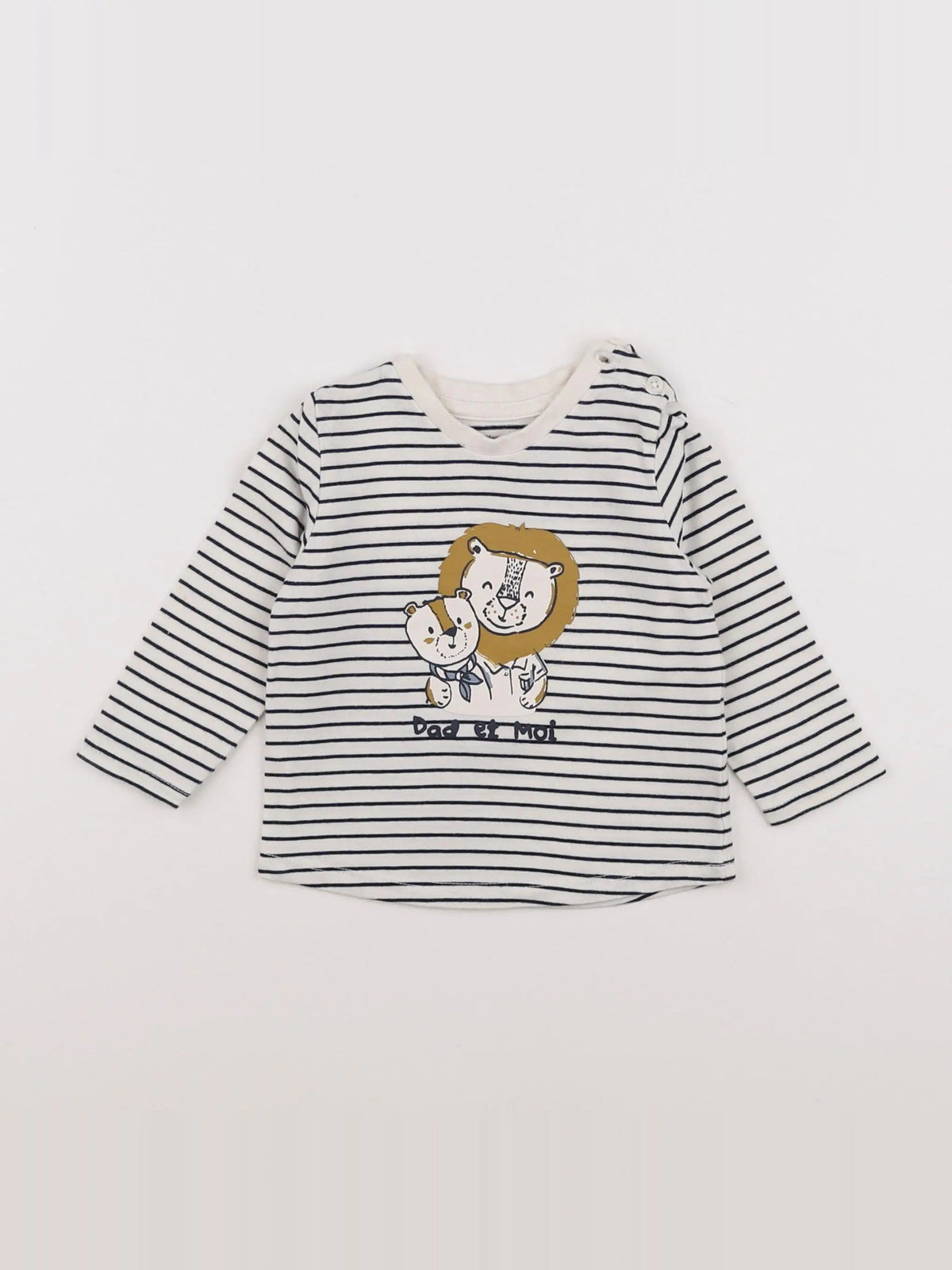 Vertbaudet - tee-shirt blanc - 6 mois
