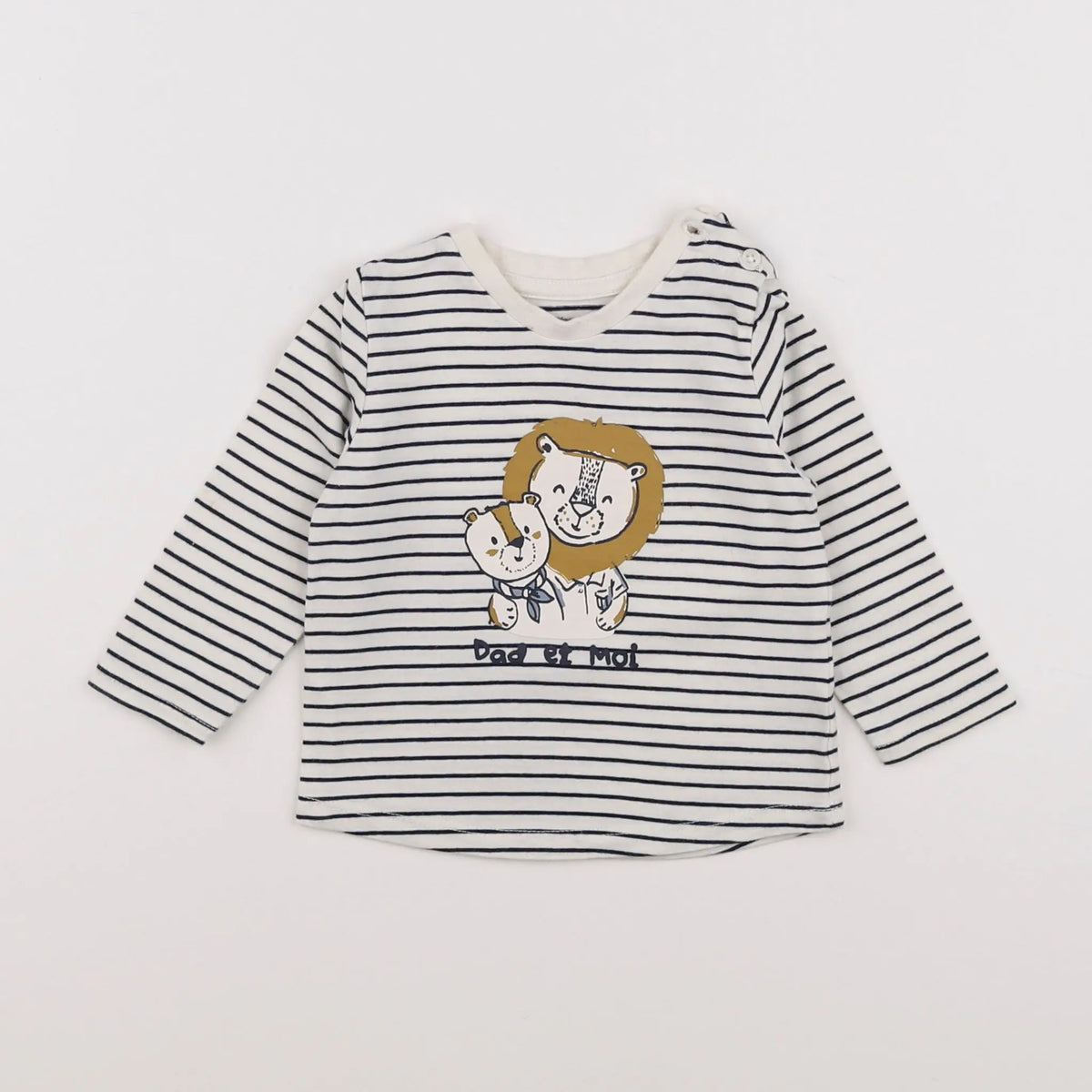 Vertbaudet - tee-shirt blanc - 6 mois