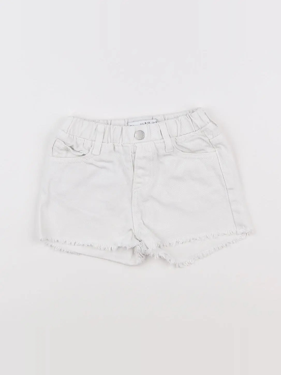 Zara - short blanc - 9/12 mois